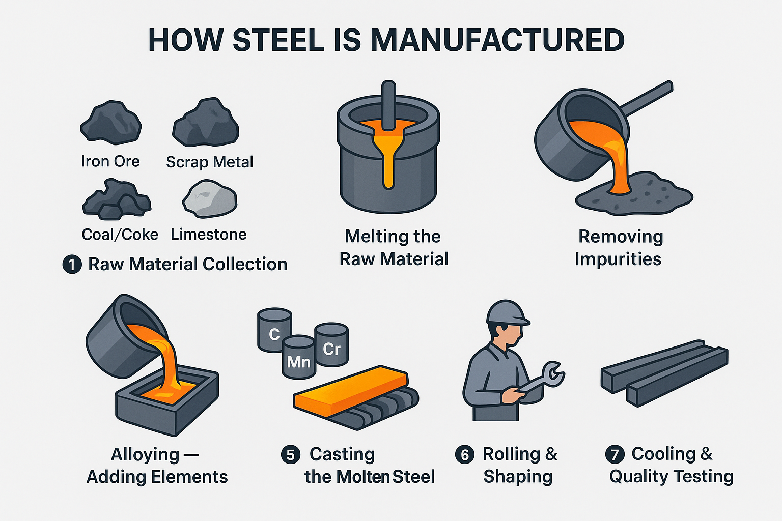steel manufacturing process